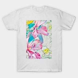 Two Pastel Hibiscus Beauties T-Shirt